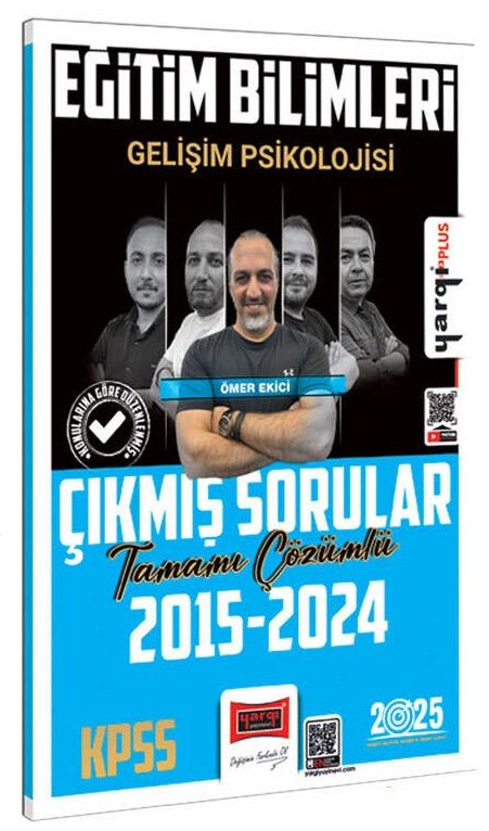 Yargı 2025 KPSS Eğitim Bilimleri Gelişim Psikolojisi Çıkmış Sorular Çözümlü - Ömer Ekici Yargı Yayınları