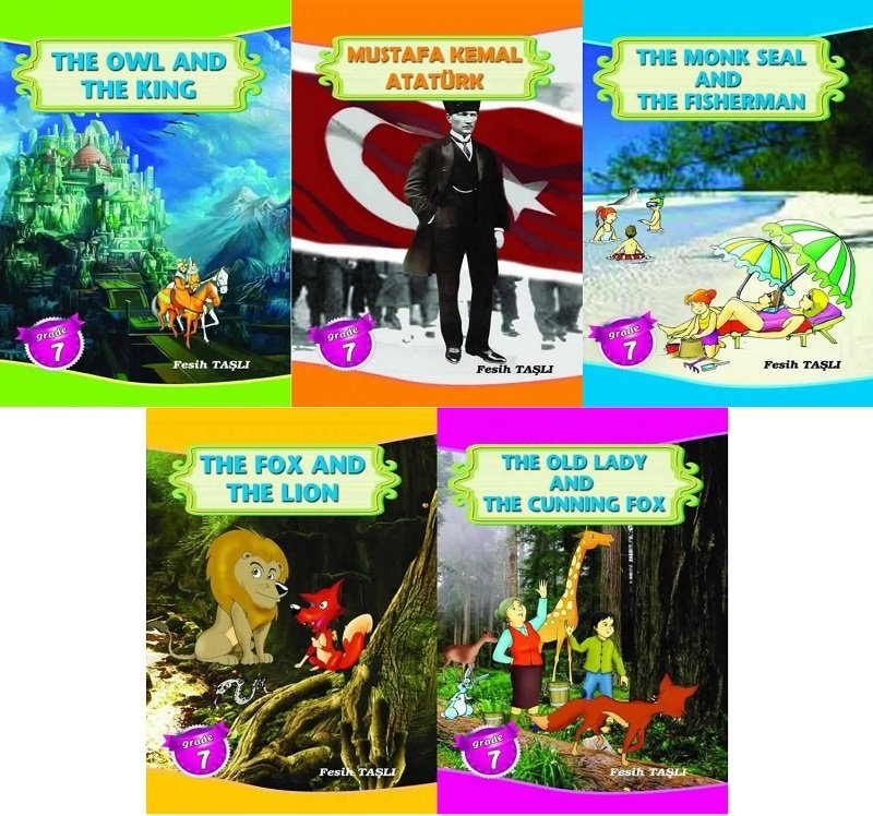 Ata Yayıncılık 7. Sınıf İngilizce Hikaye Seti (5 Kitap) Ata Yayıncılık