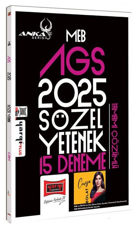 Yargı 2025 MEB-AGS Sözel Yetenek 15 Deneme Çözümlü Anka Serisi - Cansu Bolat Yargı Yayınları