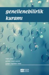 Pegem Genellenebilirlik Kuramı - Gülşen Taşdelen Peker, Gülden Kaya Uyanık Pegem Akademi Yayınları