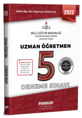 Paragon 2022 MEB Uzman Öğretmen 5 Deneme Sınavı Çözümlü Paragon Yayıncılık