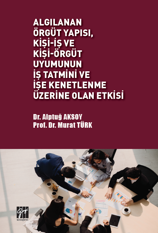 Gazi Algılanan Örgüt Yapısı, Kişi İş ve Kişi Örgüt Uyumunun İş Tatmini ve İşe Kenetlenme Üzerine Olan Etkisi - Alptuğ Aksoy, Murat Türk Gazi Kitabevi