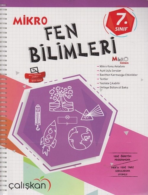 Çalışkan 7. Sınıf Fen Bilimleri Mikro Defter Çalışkan Yayınları