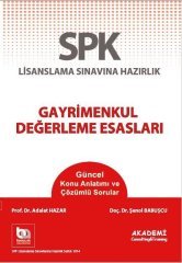 Akademi SPK Gayrimenkul Değerleme Esasları Akademi Consulting Yayınları