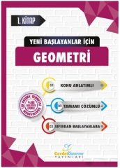 SÜPER FİYAT - Cevdet Özsever Yeni Başlayanlar İçin Geometri Soru Bankası 1. Kitap Çözümlü Cevdet Özsever Yayınları