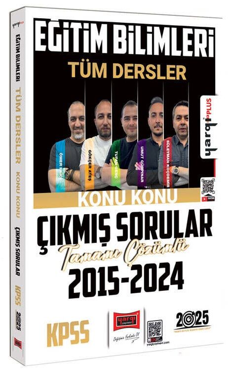 Yargı 2025 KPSS Eğitim Bilimleri Çıkmış Sorular 2015-2024 Konularına Göre Çözümlü Yargı Yayınları