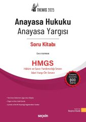 Seçkin 2025 THEMİS HMGS Anayasa Hukuku Anayasa Yargısı Soru Bankası Çözümlü 5. Baskı - Ümit Kaymak Seçkin Yayınları