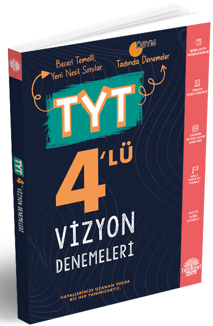 Tammat YKS TYT Vizyon 4 Deneme Tammat Yayınları