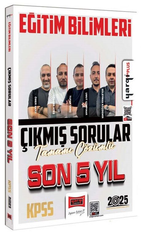 Yargı 2025 KPSS Eğitim Bilimleri Çıkmış Sorular Son 5 Yıl Çözümlü Yargı Yayınları