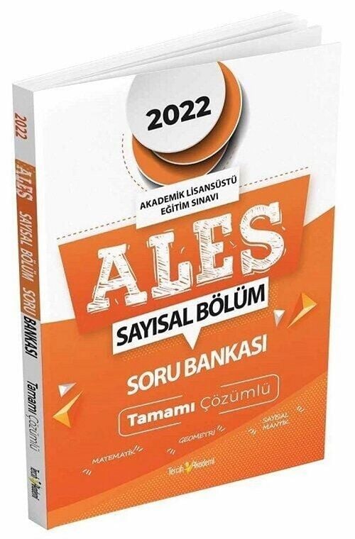 SÜPER FİYAT - Tercih Akademi 2022 ALES Sayısal Bölüm Soru Bankası Çözümlü Tercih Akademi Yayınları