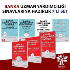 Akademi Banka ve Uzman Yardımcılığı Sınavları Hazırlık 7 li Set Akademi Consulting Yayınları