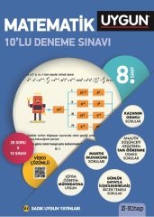 Sadık Uygun 8. Sınıf Matematik 10 Deneme Video Çözümlü Sadık Uygun Yayınları