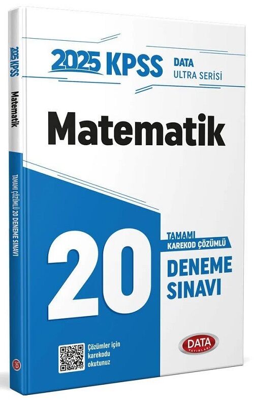 Data 2025 KPSS Matematik Ultra 20 Deneme Çözümlü Data Yayınları