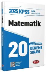 Data 2025 KPSS Matematik Ultra 20 Deneme Çözümlü Data Yayınları