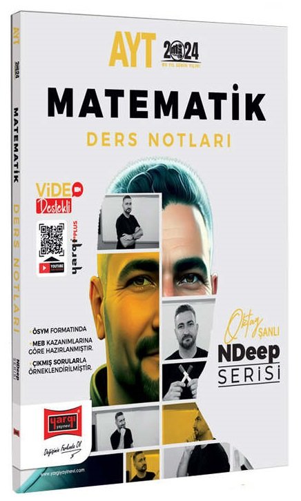 Yargı 2024 YKS AYT Matematik Video Destekli NDeep Ders Notları - Oktay Şanlı Yargı Yayınları