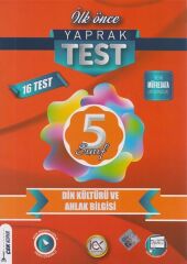 İlk Önce 5. Sınıf Din Kültürü ve Ahlak Bilgisi Yaprak Test İlk Önce Yayınları