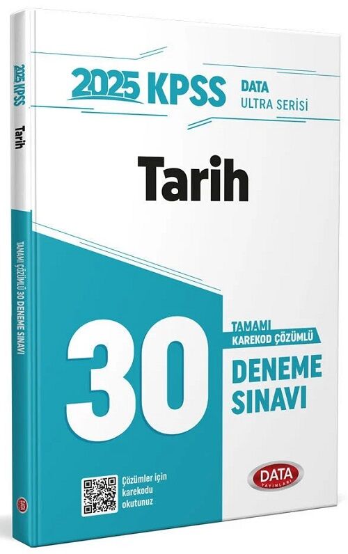 Data 2024 KPSS Tarih Ultra 30 Deneme Çözümlü Data Yayınları