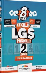 Etkili Matematik 8. Sınıf LGS Matematik Üslü İfadeler Fasikülleri 2. Fasikül Etkili Matematik Yayınları