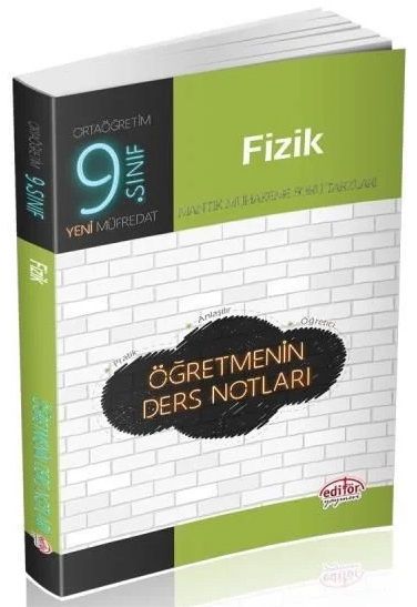 SÜPER FİYAT - Editör 9. Sınıf Fizik Öğretmenin Ders Notları Editör Yayınları