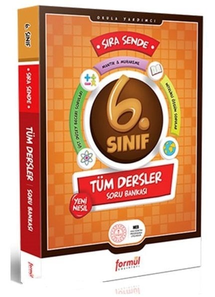 Formül Yayınları 6. Sınıf Tüm Dersler Yeni Nesil Soru Bankası Sıra Sende Formül Yayınları