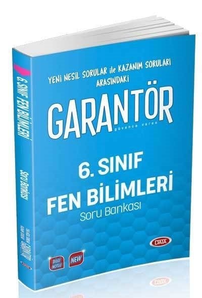 SÜPER FİYAT - Data 6. Sınıf Fen Bilimleri Garantör Soru Bankası Data Yayınları