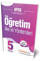 SÜPER FİYAT - Uzman Kariyer KPSS Eğitim Bilimleri Öğretim İlke ve Yöntemleri 5 Deneme Çözümlü Uzman Kariyer Yayınları