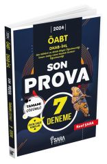 Şara Akademi ÖABT Din Kültürü ve Ahlak Bilgisi Son Prova 7 Deneme Çözümlü - Rauf Şara Şara Akademi