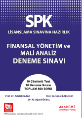 Akademi SPK Finansal Yönetim ve Mali Analiz Deneme Sınavı Akademi Consulting Yayınları