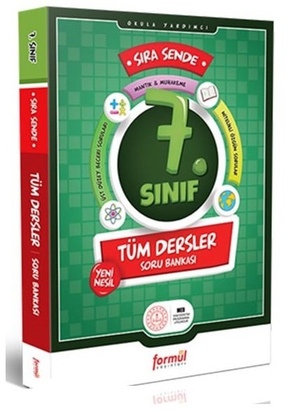 Formül Yayınları 7. Sınıf Tüm Dersler Yeni Nesil Soru Bankası Sıra Sende Formül Yayınları