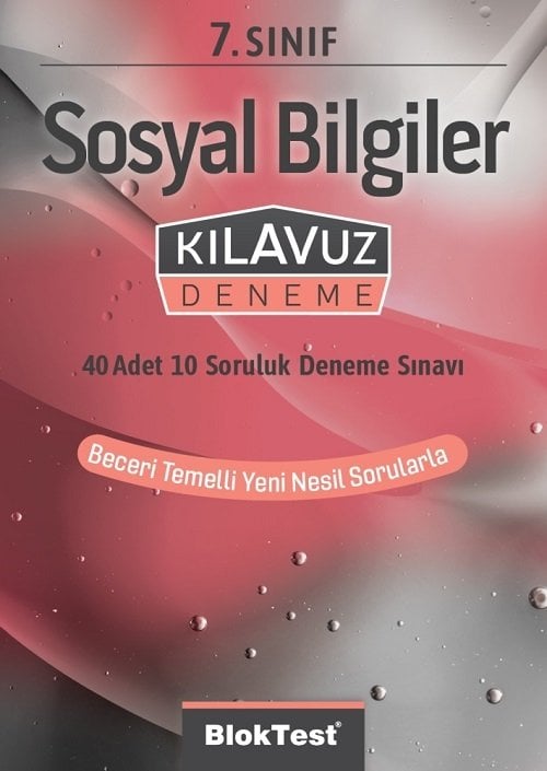 Blok Test 7. Sınıf Sosyal Bilgiler Kılavuz Deneme Blok Test Yayınları