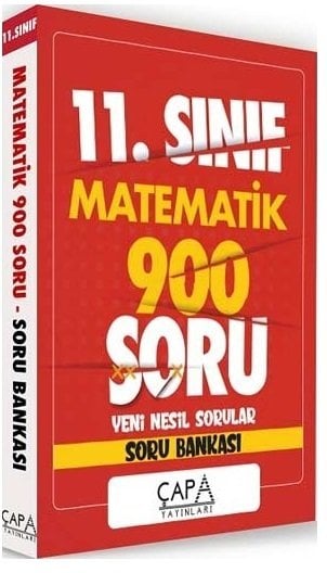 Çapa 11. Sınıf Matematik Soru Bankası 900 Soru Çapa Yayınları