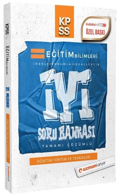 SÜPER FİYAT - Uzman Kariyer KPSS Eğitim Bilimleri Öğretim Yöntem ve Teknikleri İYİ Soru Bankası Çözümlü Uzman Kariyer Yayınları