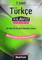 Blok Test 7. Sınıf Türkçe Kılavuz Deneme Blok Test Yayınları