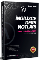 Akın Dil 2023 YDS YKSDİL İngilizce Grammar Ders Notları Akın Publishing