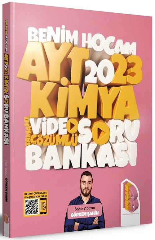 SÜPER FİYAT - Benim Hocam 2023 YKS AYT Kimya Soru Bankası Video Çözümlü - Görkem Şahin Benim Hocam Yayınları