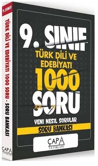 Çapa 9. Sınıf Türk Dili ve Edebiyatı 1000 Soru Çapa Yayınları