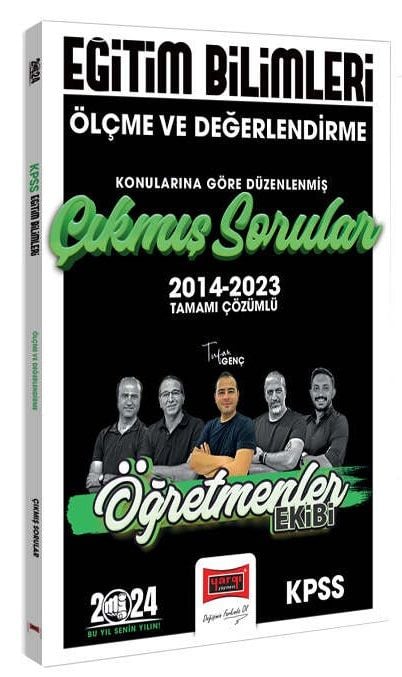 Yargı 2024 KPSS Eğitim Bilimleri Ölçme ve Değerlendirme Öğretmenler Ekibi Çıkmış Sorular Son 10 Yıl Konularına Göre Çözümlü - Tufan Genç Yargı Yayınları