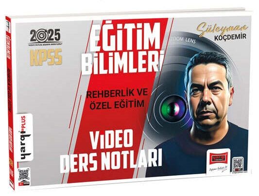 Yargı 2025 KPSS Eğitim Bilimleri Rehberlik ve Özel Eğitim Video Ders Notları - Süleyman Koçdemir Yargı Yayınları