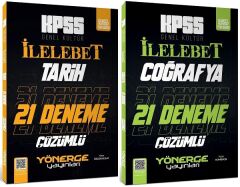 Yönerge KPSS Tarih+Coğrafya İlelebet 21+21 Deneme 2 li Set Yönerge Yayınları