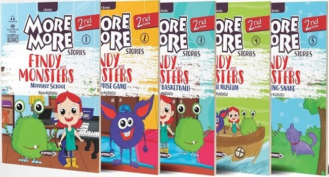 Kurmay ELT More and More English 2 Stories (5 Kitap Set) Kurmay ELT Yayınları