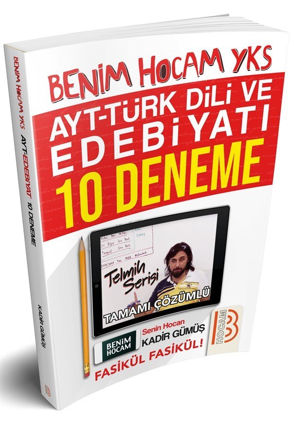 SÜPER FİYAT - Benim Hocam YKS AYT Türk Dili ve Edebiyatı 10 Deneme Kadir Gümüş Benim Hocam Yayınları