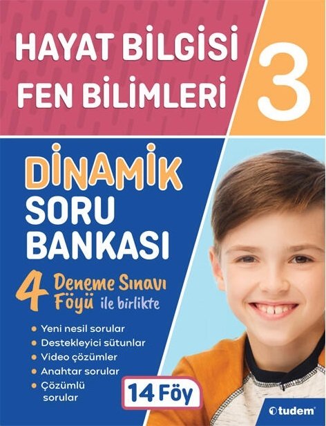 Tudem 3. Sınıf Hayat Bilgisi Fen Bilimleri Dinamik Soru Bankası Tudem Yayınları