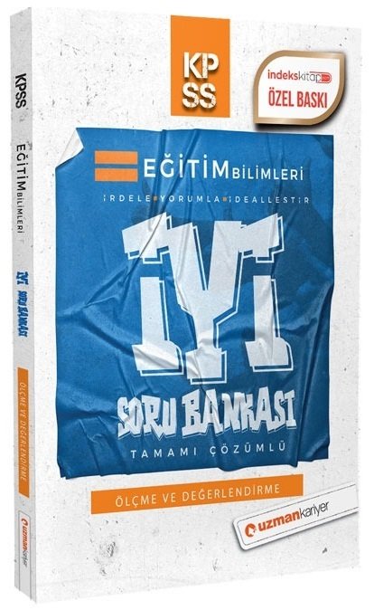 SÜPER FİYAT - Uzman Kariyer KPSS Eğitim Bilimleri Ölçme ve Değerlendirme İYİ Soru Bankası Çözümlü Uzman Kariyer Yayınları