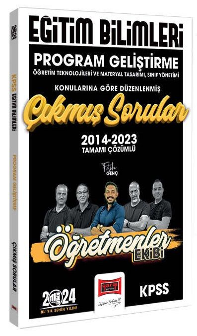 Yargı 2024 KPSS Eğitim Bilimleri Program Geliştirme Öğretmenler Ekibi Çıkmış Sorular Son 10 Yıl Konularına Göre Çözümlü - Fatih Genç Yargı Yayınları