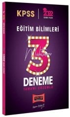 Yargı 2022 KPSS Eğitim Bilimleri Muhteşem 3 Deneme Çözümlü Yargı Yayınları