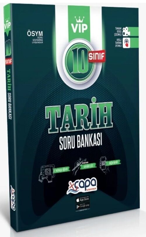 Çapa 10. Sınıf Tarih VİP Soru Bankası Çapa Yayınları