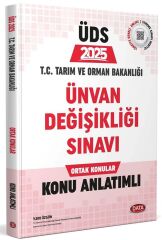 Data 2025 GYS ÜDS Tarım ve Orman Bakanlığı Ortak Konular Konu Anlatımlı Ünvan Değişikliği Data Yayınları