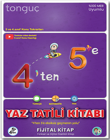 Tonguç 4 ten 5 e Hazırlık Kitabı Tonguç Akademi