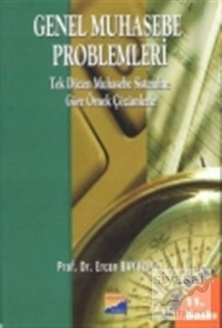 Siyasal Kitabevi Genel Muhasebe Problemleri - Ercan Beyazıtlı Siyasal Kitabevi Yayınları