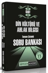 Pegem 2019 ÖABT Din Kültürü ve Ahlak Bilgisi Soru Bankası Çözümlü Pegem Akademi Yayınları